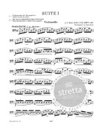 Johann Sebastian Bach: Suites BWV 1007–1012 (noty na violoncello)