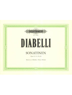 Anton Diabelli: 5 Sonatinas Op. 24, 54, 58, 60 (noty na čtyřruční klavír)
