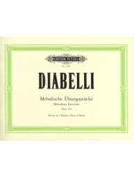 Anton Diabelli: Melodic Exercises op. 149 (noty na čtyřruční klavír)