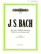 Johann Sebastian Bach: Jesu, Joy Of Man's Desiring (noty pro klavír)