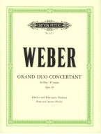 Hans Weber: Grand Duo Concertante Op.48 (noty na klarinet, klavír)