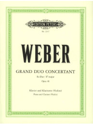 Hans Weber: Grand Duo Concertante Op.48 (noty na klarinet, klavír)
