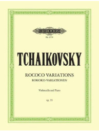 P.I. Čajkovskij: Rococo Variations Op.33 (noty na violoncello, klavír)