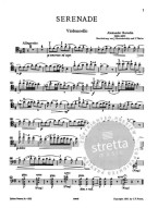 Alexandr Borodin: Serenade (noty na violoncello, klavír)