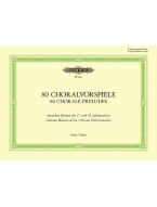 80 Choral Preludes: German Masters of the 17th and 18th Centuries (noty na varhany)