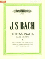 Johann Sebastian Bach: Flute Sonatas 1 (noty na příčnou flétnu, klavír)