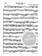 Johann Sebastian Bach: Flute Sonatas 1 (noty na příčnou flétnu, klavír)