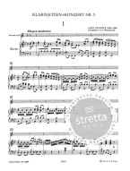 Carl Stamitz: Concerto No. 3 B-flat major (noty na klarinet, klavír)