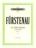 Anton Bernhard Fürstenau: 26 Exercises Op.107 Vol.1 (noty na příčnou flétnu)