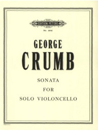 George Crumb: Sonata (noty na violoncello)