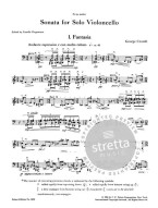 George Crumb: Sonata (noty na violoncello)