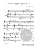 Kazuo Fukushima: Three Pieces from Chu-u (noty na příčnou flétnu, klavír)