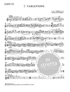 Carl Maria von Weber: 7 Variations Op.33 (noty na klarinet, klavír)