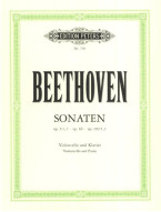 Ludwig van Beethoven: Sonatas (noty pro violoncello, klavír)