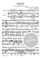 Ludwig van Beethoven: Sonatas (noty pro violoncello, klavír)