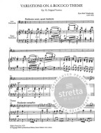 P.I. Čajkovskij: Variations On A Rococo Theme Op.33 (noty na violoncello, klavír)