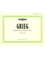 Edvard Grieg: Peer Gynt Suite 1/2 Op.46 55  (noty na čtyřruční klavír)