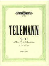 Georg Philipp Telemann: Suite In A Minor (noty na příčnou flétnu, klavír)