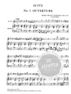 Georg Philipp Telemann: Suite In A Minor (noty na příčnou flétnu, klavír)