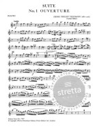 Georg Philipp Telemann: Suite In A Minor (noty na příčnou flétnu, klavír)