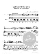Gaetano Donizetti: Concertino in B flat (noty na klarinet, klavír)