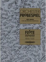 Orchester Probespiel Flöte/Piccoloflöte (noty na příčnou flétnu)