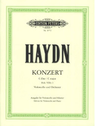 Joseph Haydn: Concerto In C Major Hob VIIb 1 (noty na violoncello, klavír)