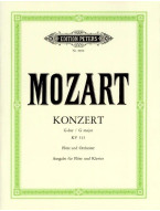 W.A Mozart: Concerto In G Major KV313 (noty na příčnou flétnu, klavír)