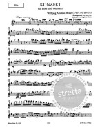 W.A Mozart: Concerto In G Major KV313 (noty na příčnou flétnu, klavír)