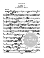 Johann Sebastian Bach: 6 Suites BWV 1007-1012 (noty na violoncello)