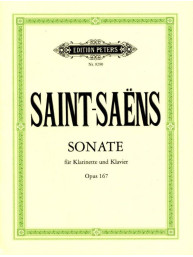 Camille Saint-Saëns: Sonata In E-Flat Op.167 (noty na klarinet, klavír)
