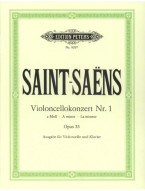 Camille Saint-Saëns: Concerto No.1 A Major Op.33 (noty na violoncello, klavír)