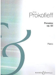 Sergej Prokofjev: Pensées op. 62/1-3 (noty na klavír)