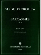 Sergej Prokofjev: Sarcasmes, op.17 (noty na klavír)