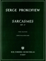 Sergej Prokofjev: Sarcasmes, op.17 (noty na klavír)