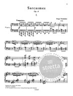 Sergej Prokofjev: Sarcasmes, op.17 (noty na klavír)