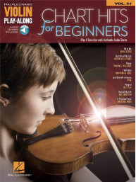 Violin Play-Along 51: Chart Hits for Beginners (noty na housle)(+audio)