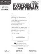 Favorite Movie Themes (noty na housle)(+audio)