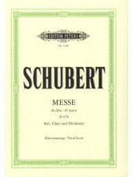 Franz Schubert: Messe Ab Major D. 678 (noty na klavír, zpěv)