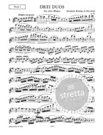 Friedrich Kuhlau: 3 Duos Op.80  (noty na příčnou flétnu)