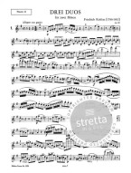 Friedrich Kuhlau: 3 Duos Op.80  (noty na příčnou flétnu)