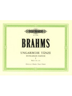 Johannes Brahms: Ungarische Tänze 1 (noty na čtyřruční klavír)