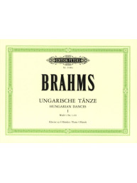 Johannes Brahms: Ungarische Tänze 1 (noty na čtyřruční klavír)