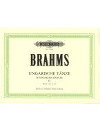 Johannes Brahms: Ungarische Tänze 2 (noty na čtyřruční klavír)
