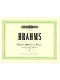 Johannes Brahms: Ungarische Tänze 2 (noty na čtyřruční klavír)