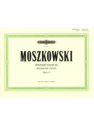 Moritz Moszkowski: Spanische Tänze Op.12 (noty na čtyřruční klavír)