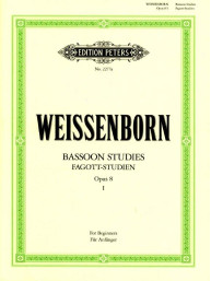 Julius Weissenborn: Fagottstudien 1 Op.8 (noty na fagot)