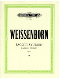 Julius Weissenborn: Fagottstudien 2 Op.8 (noty na fagot)