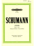 Robert Schumann: Lieder - Complete Songs 1 - High Voice (noty na klavír, zpěv)