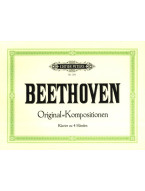 Ludwig van Beethoven: Original Compositionen (noty na čtyřruční klavír)